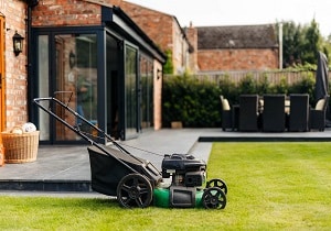 Info Centre - Rolawn Medallion Turf with mower