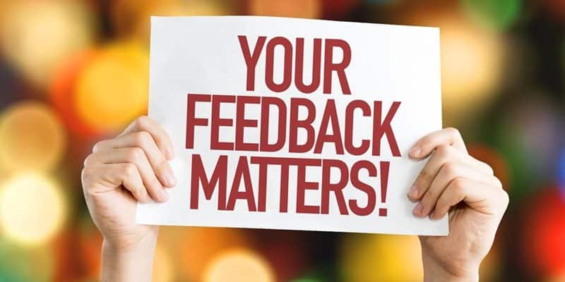 Blog - your feedback matters