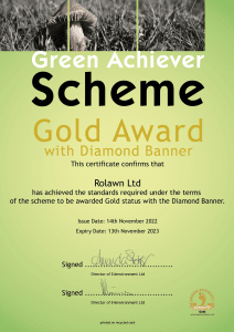 News - Green Achiever Certificate 2022