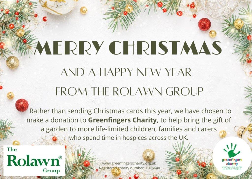 Greenfingers and Rolawn Christmas Card 2023