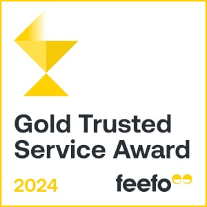 Rolawn - Feefo Gold Trusted Service - Independent Feedback Rewards 2024