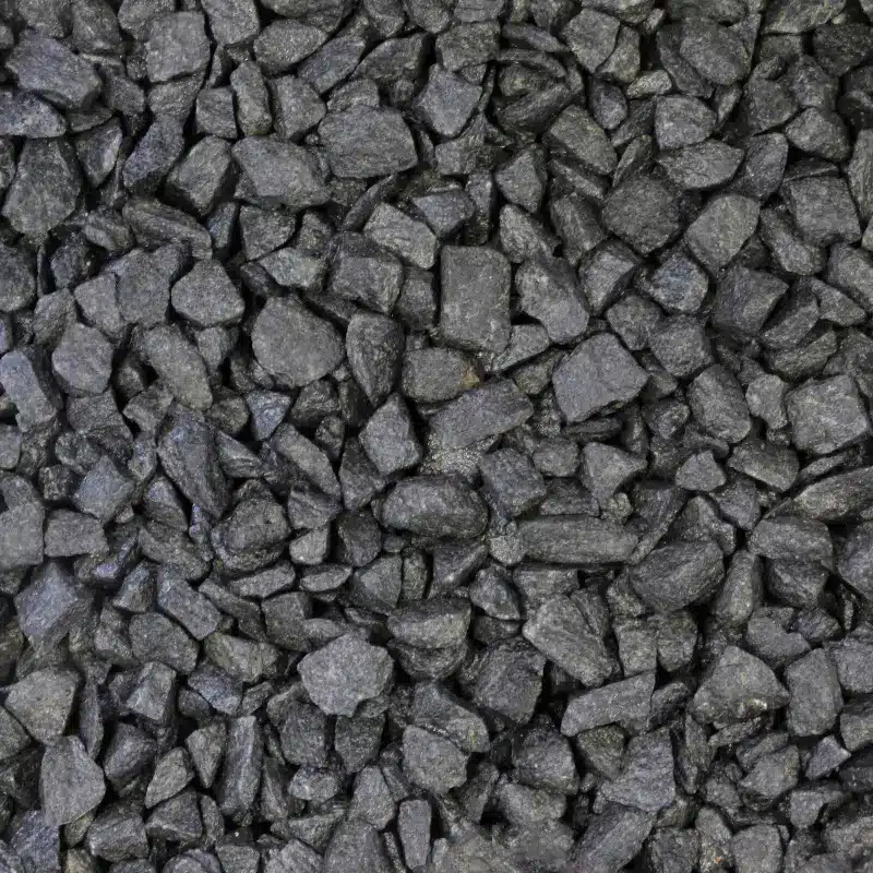 Black Basalt 20mm Close Up while Wet