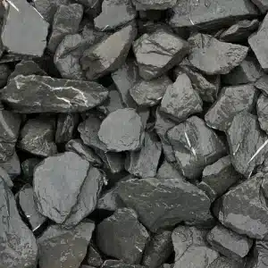 Graphite Grey Slate Chippings 40mm Bulk Bag
