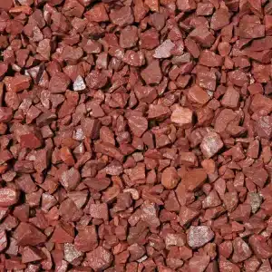 Rolawn Red Granite Gravel close up while wet