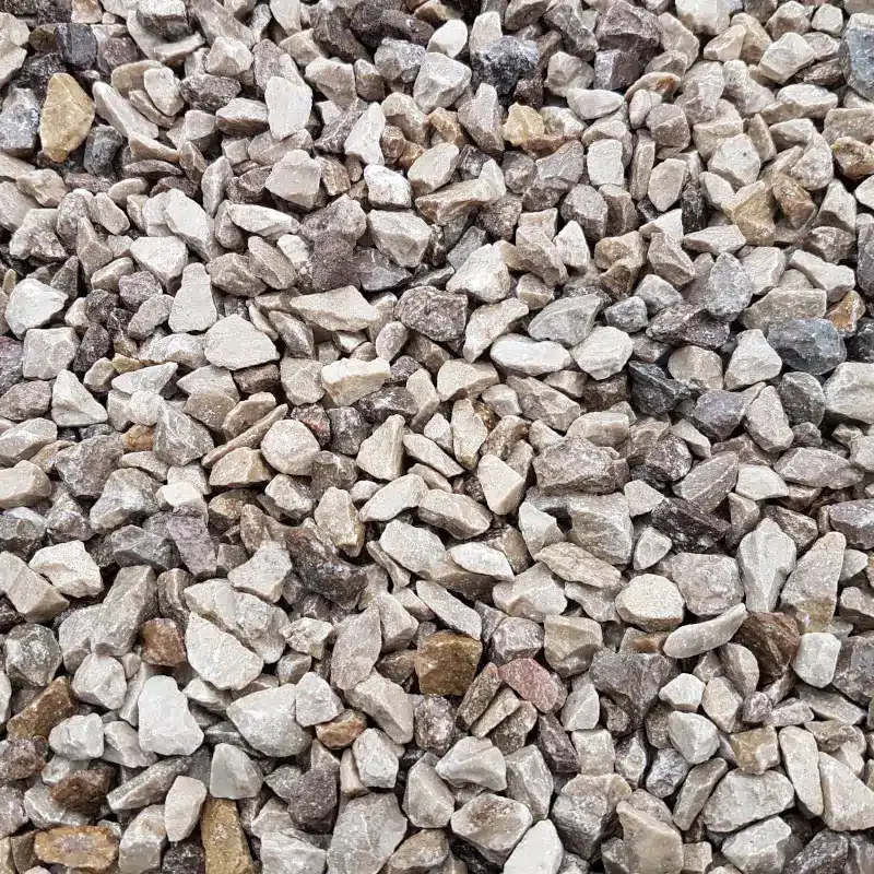 Limestone 20mm close up of the gravel